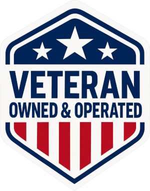 Veteran Owned and Operated badge